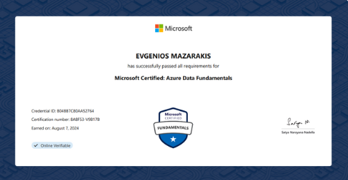 DataCertification
